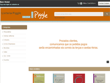 Tablet Screenshot of livrariapiggle.com